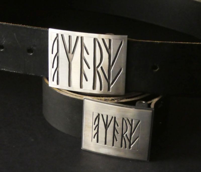 Rune belte u/ramme