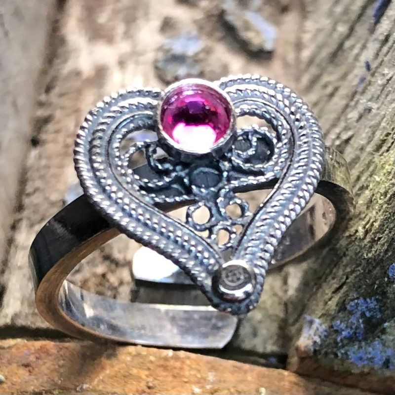 Ring med hjerte