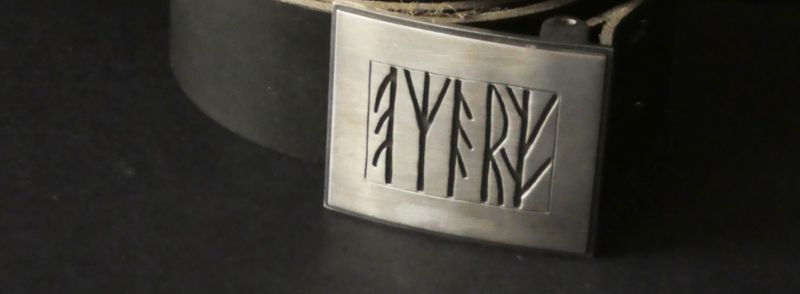 Rune belte m/ramme