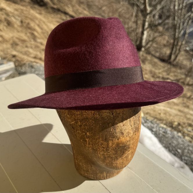 Hovedbilde Bogart hatt burgunder